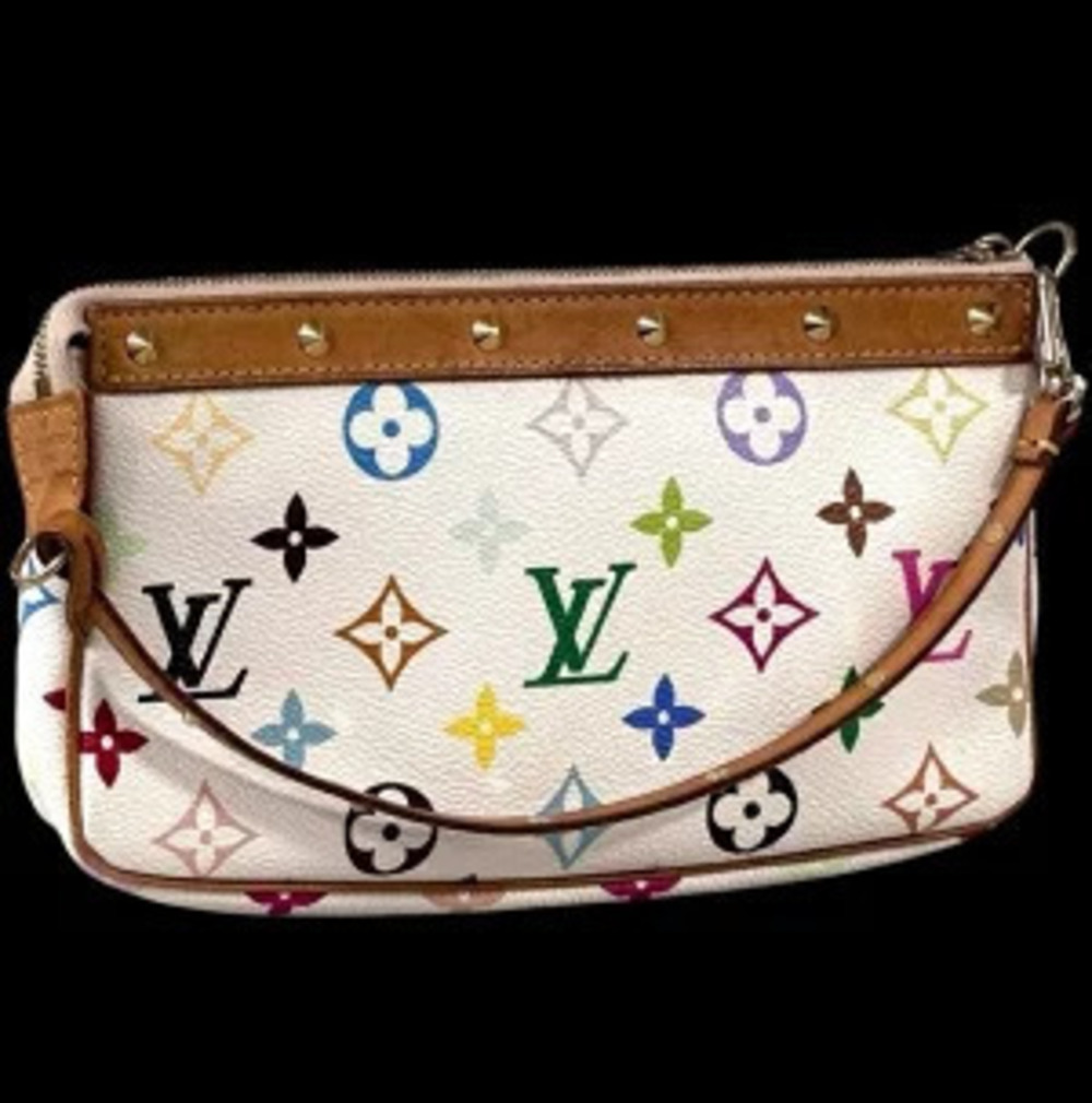 Louis Vuitton Pochette Accessoires Multicolor White